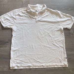 MENS XL GAP WHITE POLO